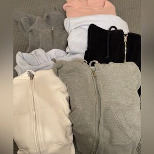 Lot of 7 Hollister women’s sweatshirts size XS